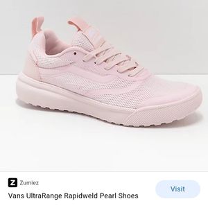 pink van sneakers